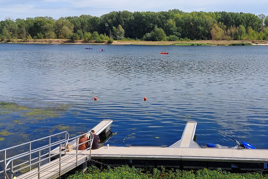 Base nautique sur la Loire